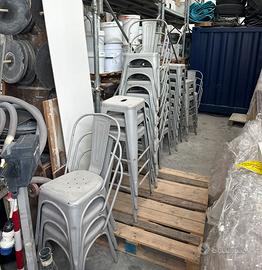 Sedie e Sgabelli in metallo
