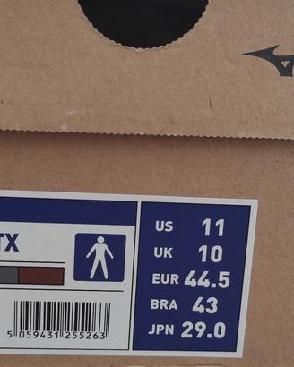 scarpe Mizuno trail running n.44.5 gore-tex nuove