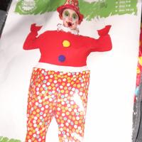 vestito clown bimbo