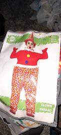 vestito clown bimbo