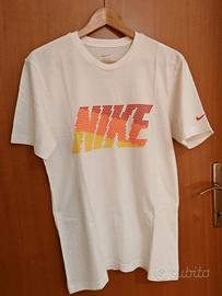 nike t shirt bianca uomo tg M