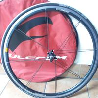 Ruota anteriore Shimano bici da corsa