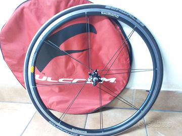 Ruota anteriore Shimano bici da corsa
