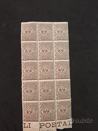 francobolli V.E. III FLOREALE 1 CENT