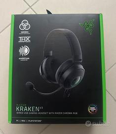 Cuffie Gaming Razer Kraken V3 (USB/Chroma RGB)