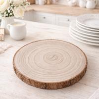 Sottopentola in legno naturale - 17cm