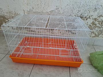 gabbia doppia per uccelli