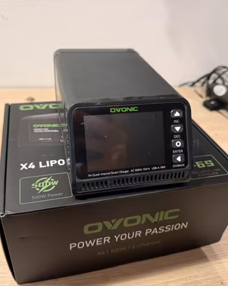 Carica batteria Lipo Droni FPV / Auto RC OVONIC X4