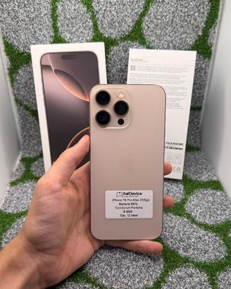 IPhone 16 Pro Max 256gb Desert - 🔋95% Perfetto
