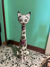 Gatto in cermica da collezionismo