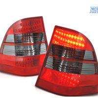 FANALI MERCEDES ML W163 98-05 LED ROSSO AFFUMICATO