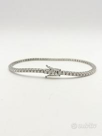 Tennis oro 18KT diamanti ct 2.10 tot; VVS G.