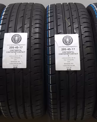 4 GOMME 205 45 17 CONTINENTAL A49158