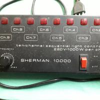 Sequenzimetro luci dj vintage