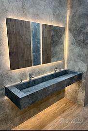 Lavandino in gres porcellanato