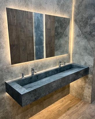 Lavandino in gres porcellanato