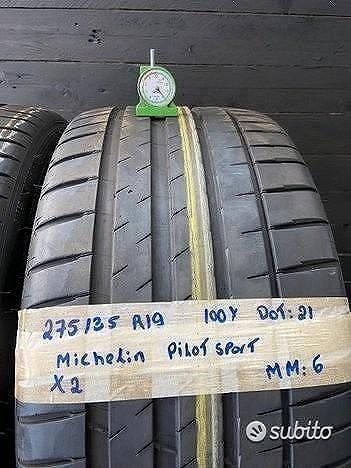 Subito - usate gomme pneumatici estive milano - Michelin pilotsport 275 ...