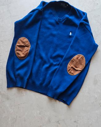 maglione ralph lauren blu tg S