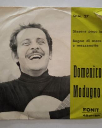 45 giri Domenico Modugno Stasera pago io 1962