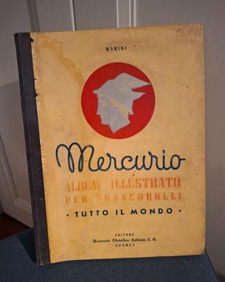 Album filatelico d’epoca “Mercurio" - Genova