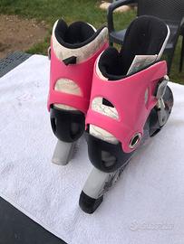 Roller per Bambina e Caschetto Semi Nuovi