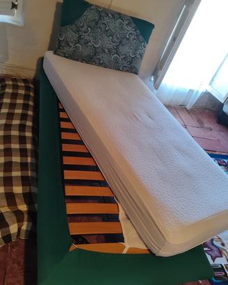 LETTO 1 PIAZZA CON MATERASSO 