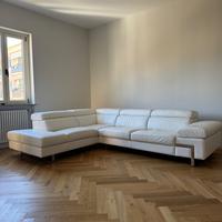 Divano pelle bianca Bellera Poltronesofà
