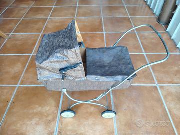 carrozzina bambole vintage