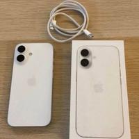 Iphone 16 Bianco 128Gb Nuovo + Cover omaggio