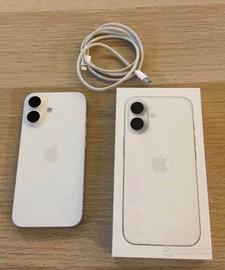 Iphone 16 Bianco 128Gb Nuovo + Cover omaggio