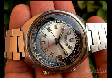 Citizen Worldtimer Gmt 68-0516 All Original Raro