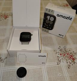Smartwatch Amazfit bip 6 Stone/Verde GPS Nuovo 