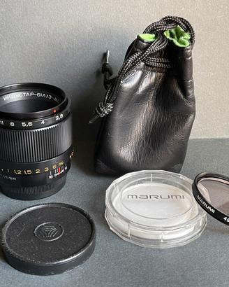 Obiettivo macro russo a vite M42 vintage manuale