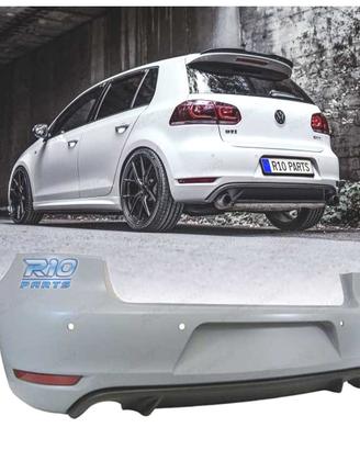 PARAURTI POSTERIORE VOLKSWAGEN VW GOLF 6 08- LOOK 