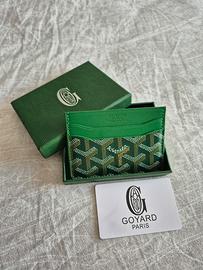 Portacarte Goyard verde