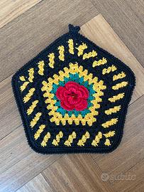 Presina uncinetto fatta a mano vintage