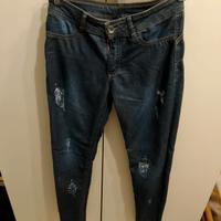 Leggins Calzedonia colore jeans scuri, TG S