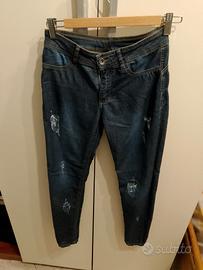Leggins Calzedonia colore jeans scuri, TG S