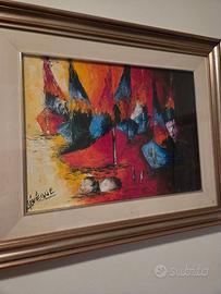 Quadro con splendida cornice