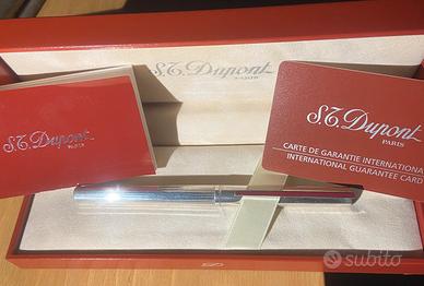 S.T. Dupont Classique Stilografica Ag925 e ORO 18k