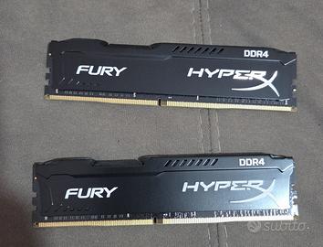 RAM DDR4 Kingston HyperX 16GB,  16 GB, 2x8 GB