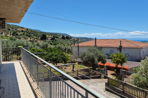 Appartamento con garage,corte e giardino uliveto