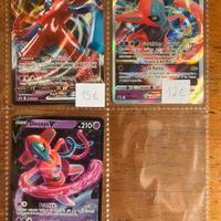Carte pokemon con protezioni  prezzo trattabile 