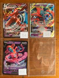 Carte pokemon con protezioni  prezzo trattabile 