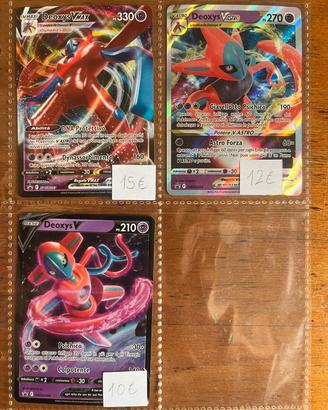Carte pokemon con protezioni  prezzo trattabile 