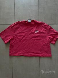 maglietta cropt nike rosa