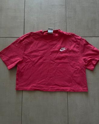maglietta cropt nike rosa