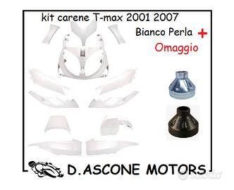 Kit carene tmax 2001 2007 nuove bianco perla con O