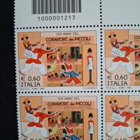 Corriere dei Piccoli codice a barre - Francobollo