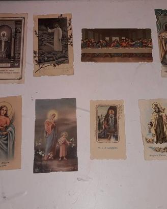 Quarto lotto santini antichi dell' 800/900